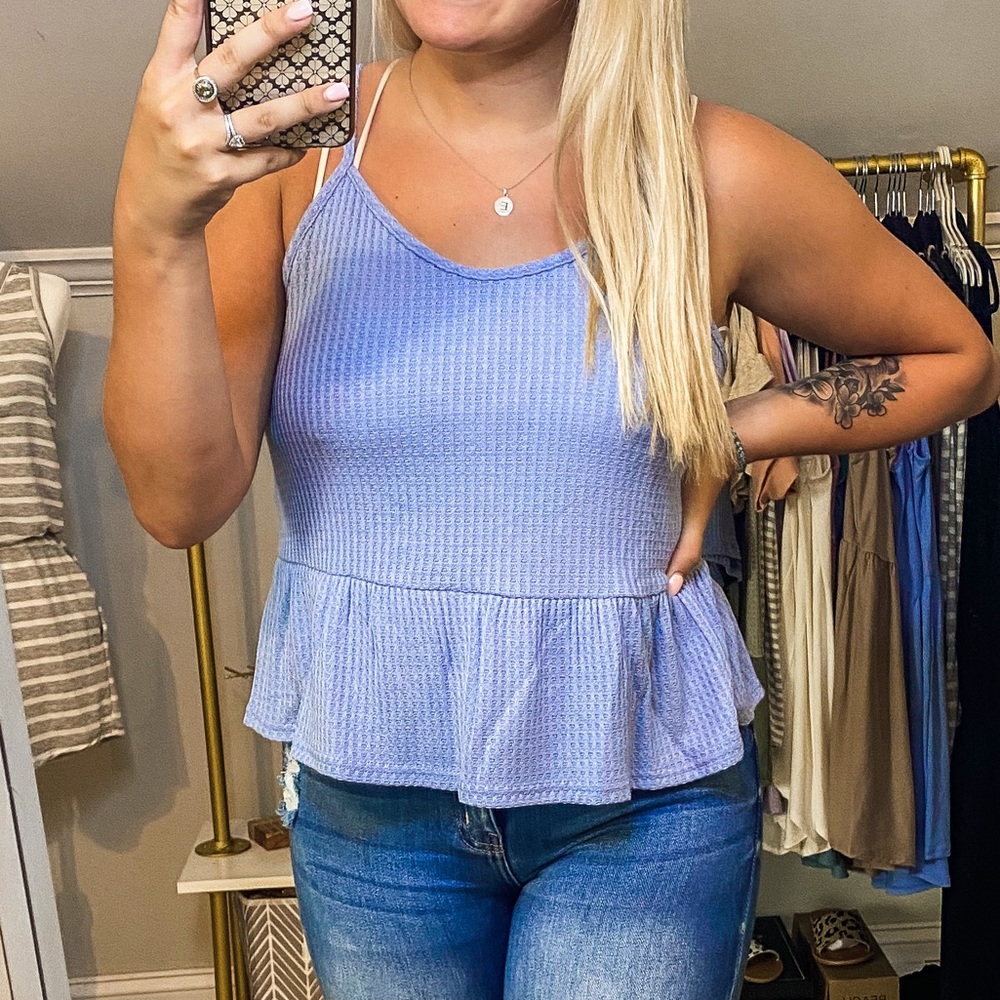 Peplum Tank Top